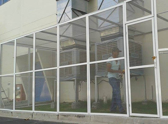 Cửa lưới chống muỗi dạng cố định Hòa Phát